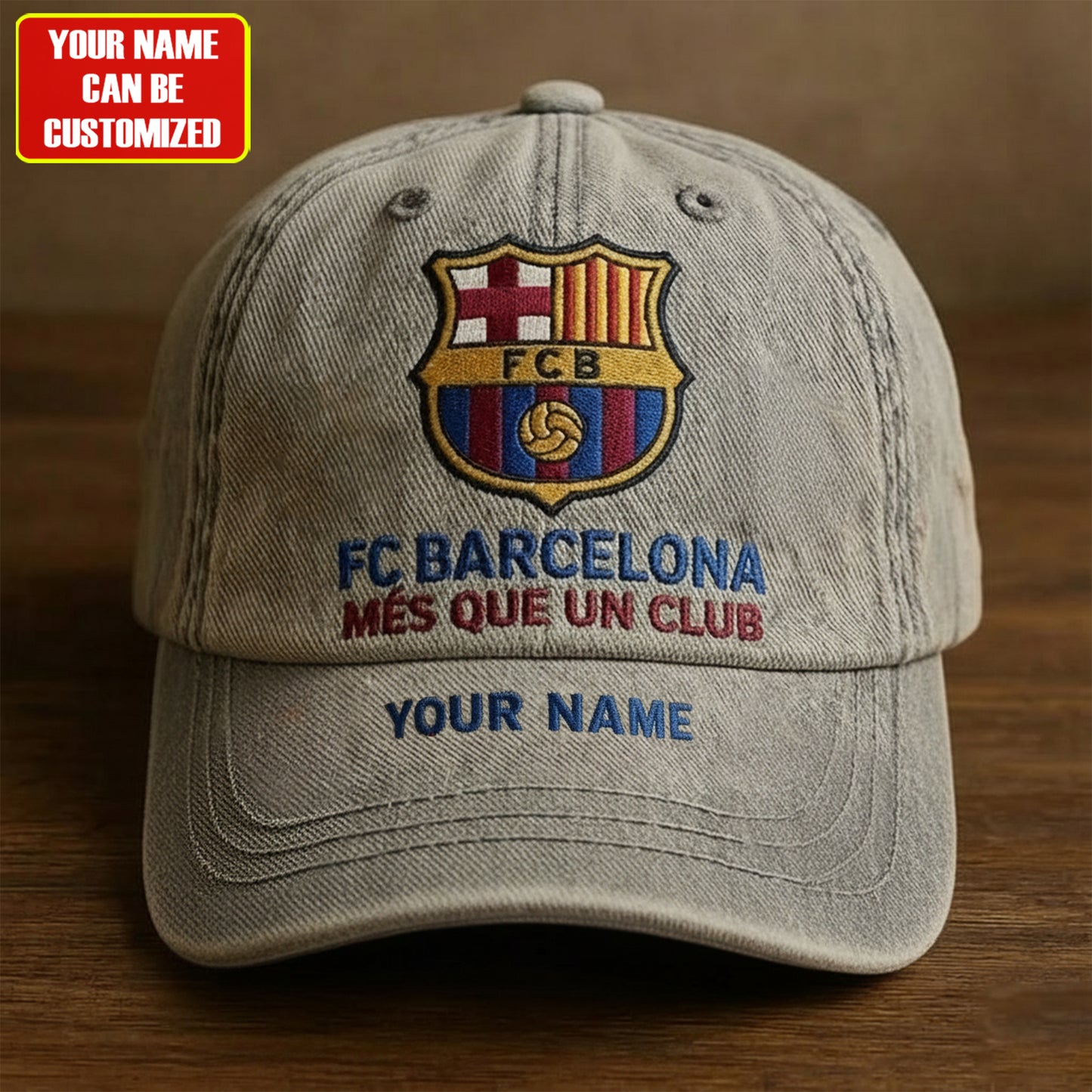 Personalized Barca Denim Classic Cap