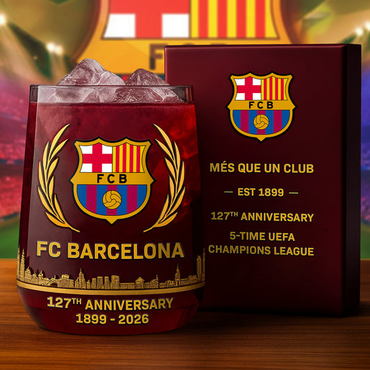 Barca 127 Years Anniversary Whisky , Whiskey Glass , Holiday Gift