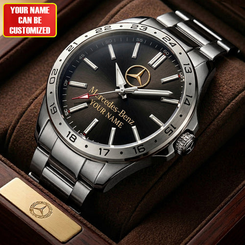 Personalized Mercedes Vintage Alloy Quartz Watch