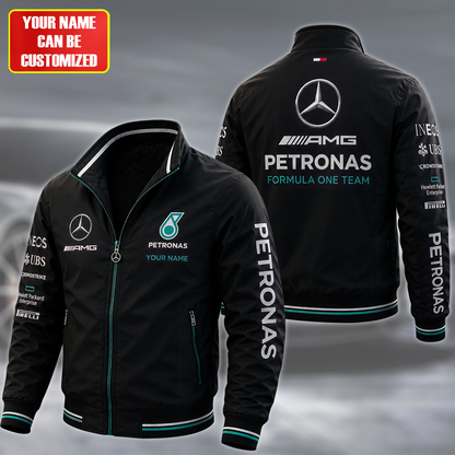 Personalized Merc Fomula One Team Windbreaker Casual Jacket
