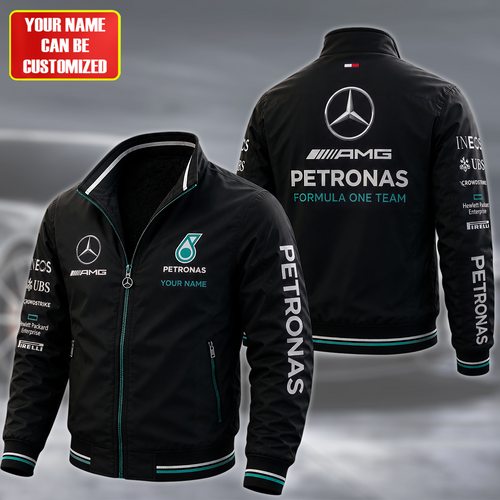 Personalized Merc Fomula One Team Windbreaker Casual Jacket