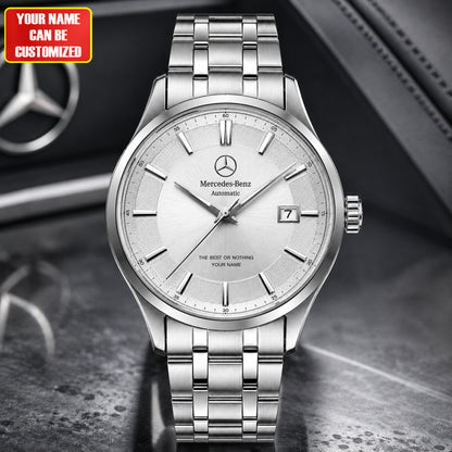 Merc Gentlemen Grand Silver Alloy Quartz Watch
