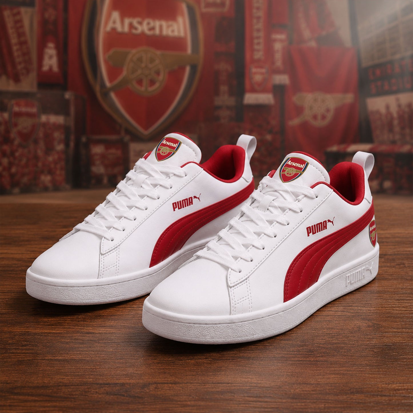 Arsenal FC x PM 2026 Custom Smith Shoes