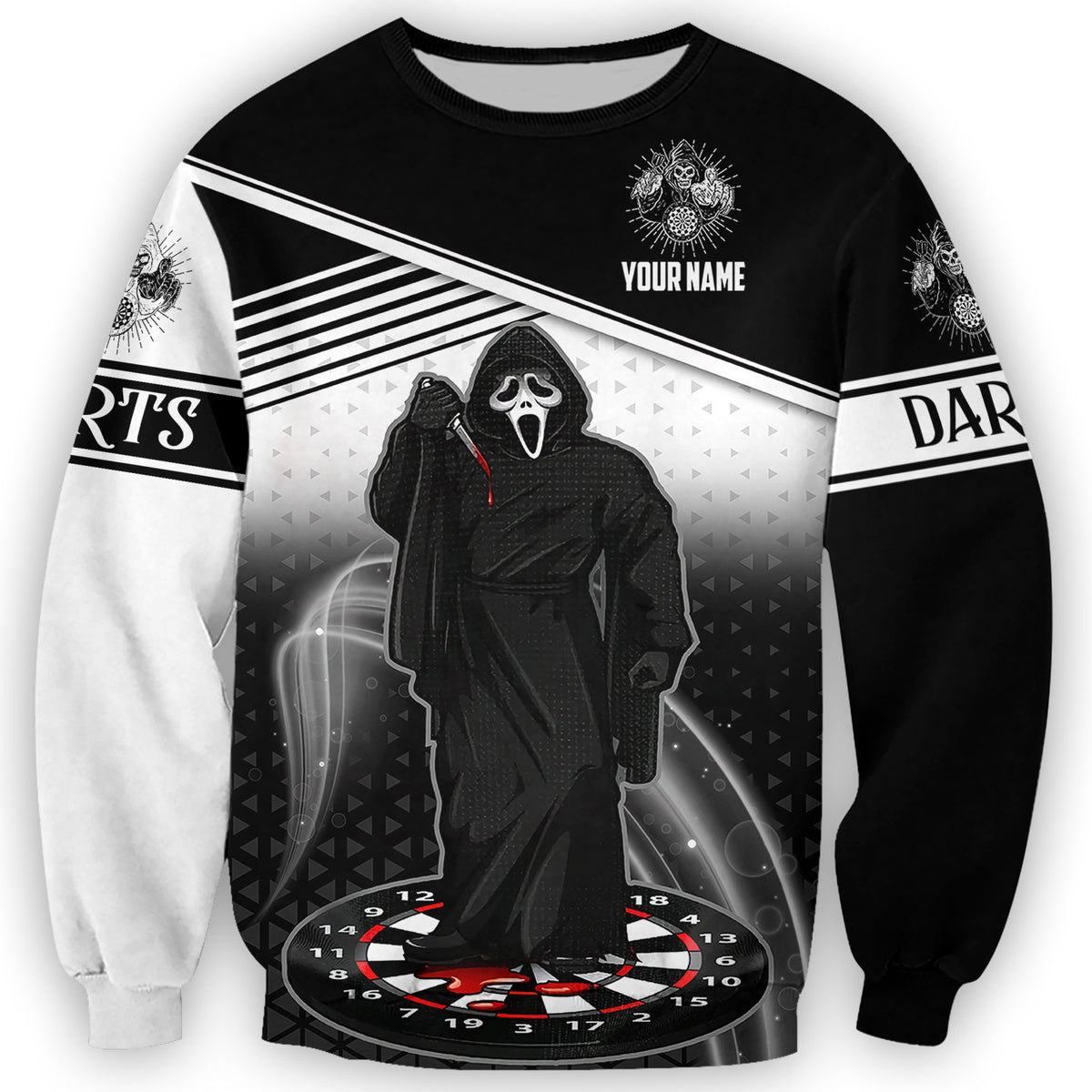 Dart horror Halloween- Personalized Name 3D shirt P110803