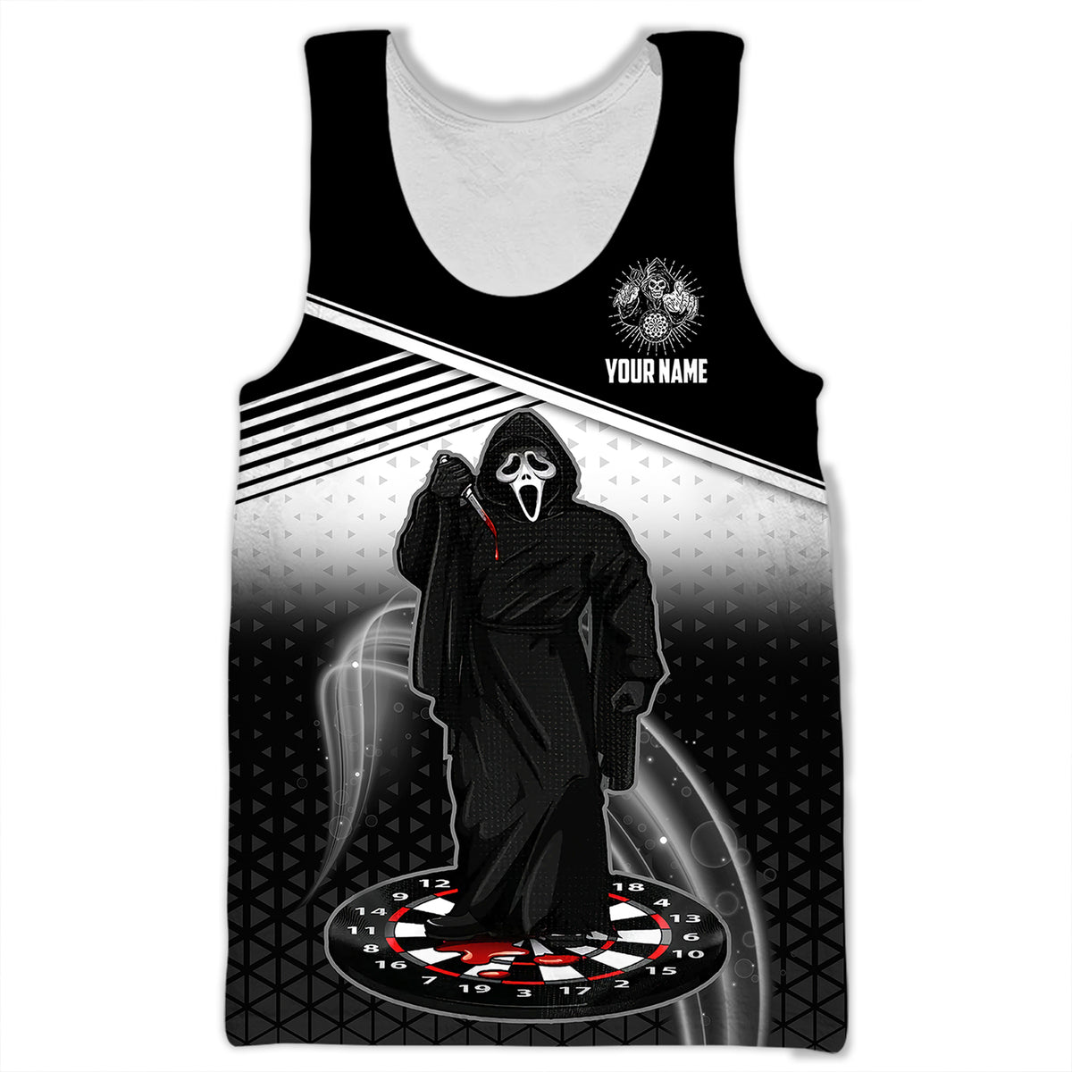 Dart horror Halloween- Personalized Name 3D shirt P110803