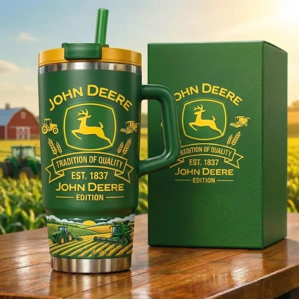 John Deere Est 1837 Insulated tumbler 30oz 40oz