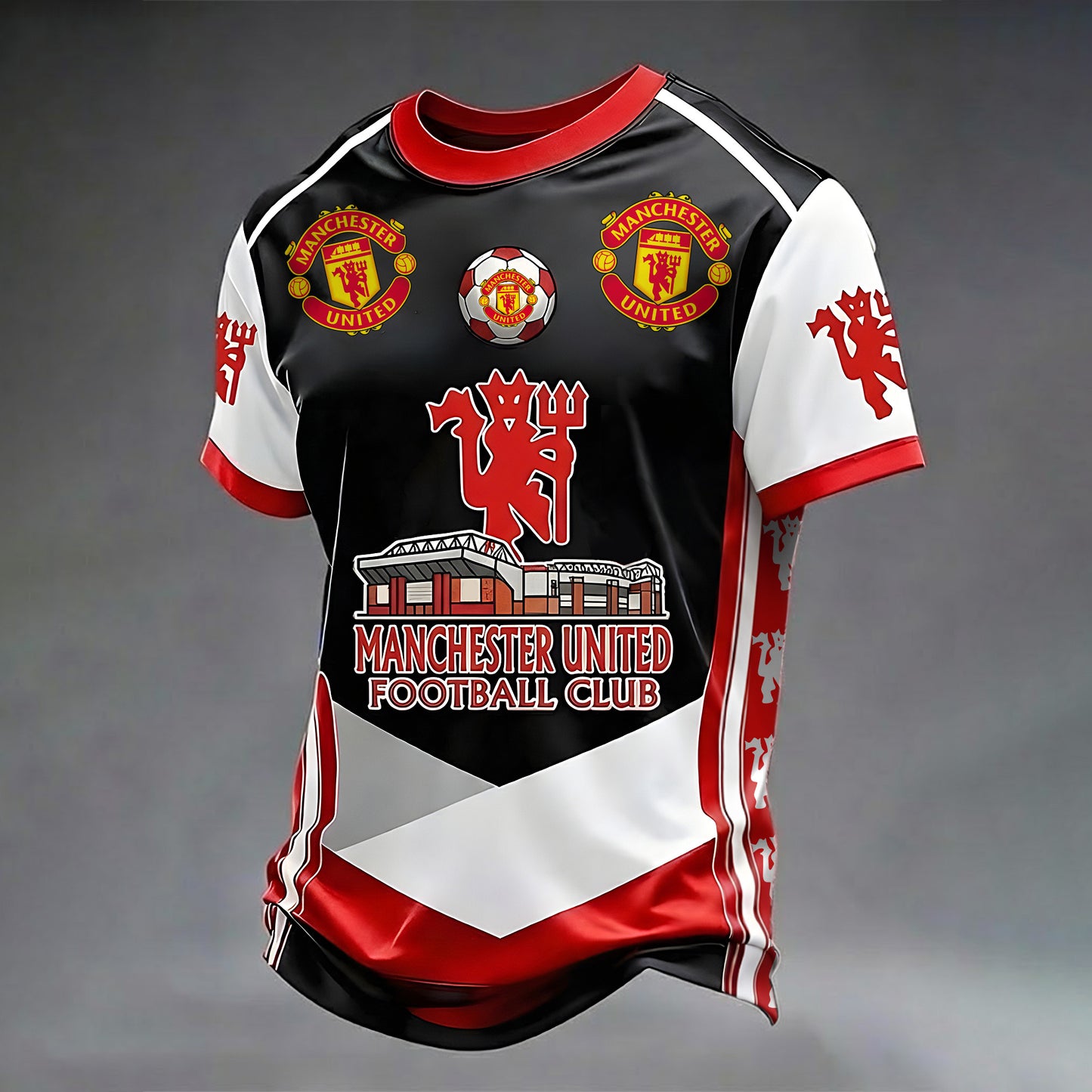 M.U FC Old Trafford Full Printing Shirt