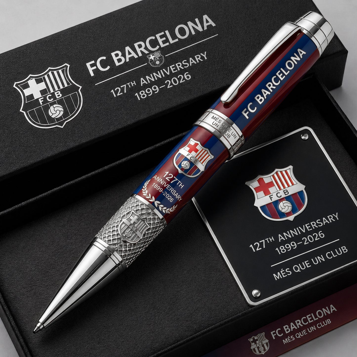 Personalized Barca FC Plate Edition Ballpoint Pen (1899-2026)