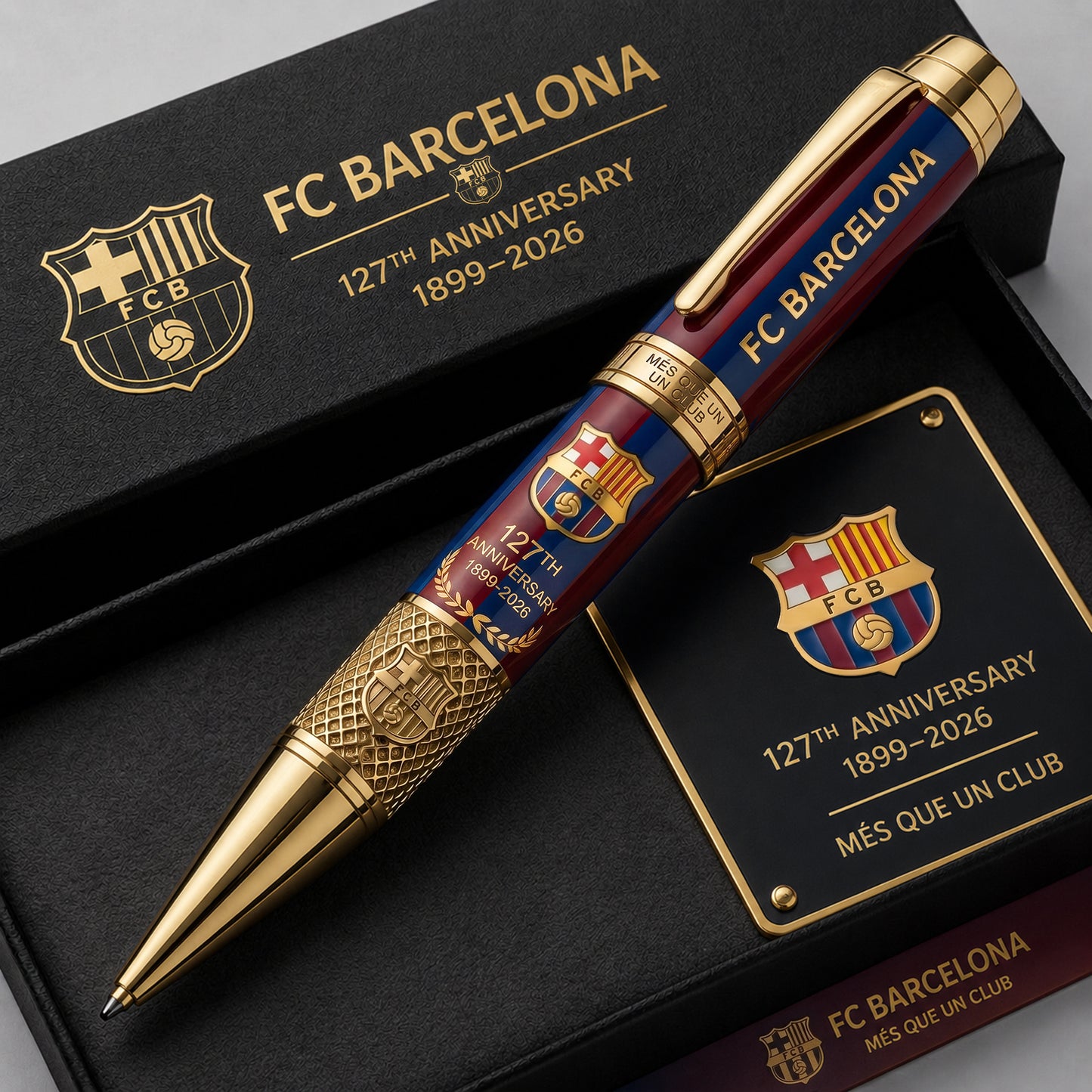 Personalized Barca FC Plate Edition Ballpoint Pen (1899-2026)