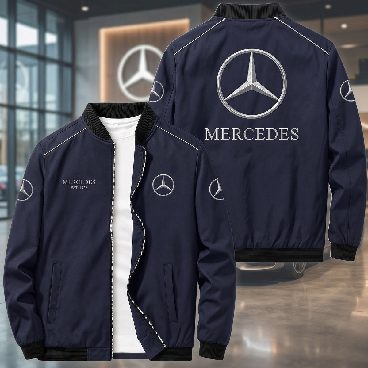 Personalized Merc Windbreaker Zip Up Men Jacket