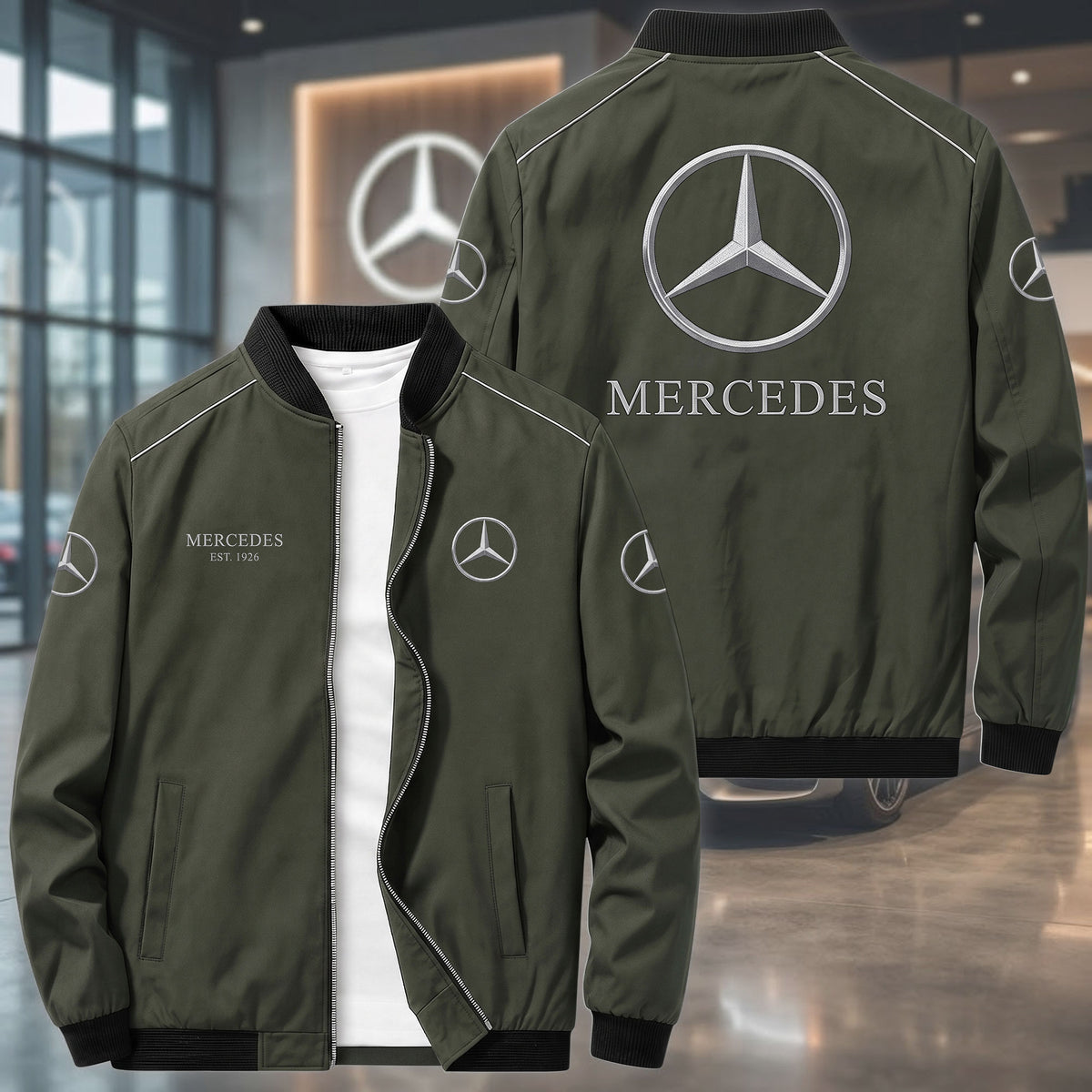 Personalized Merc Windbreaker Zip Up Men Jacket