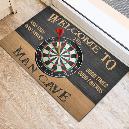 Welcome to the ManCave Darts Doormat P120802