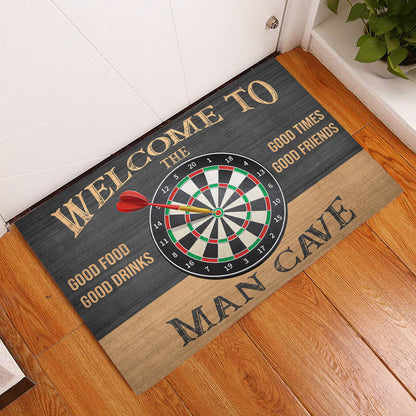 Welcome to the ManCave Darts Doormat P120802