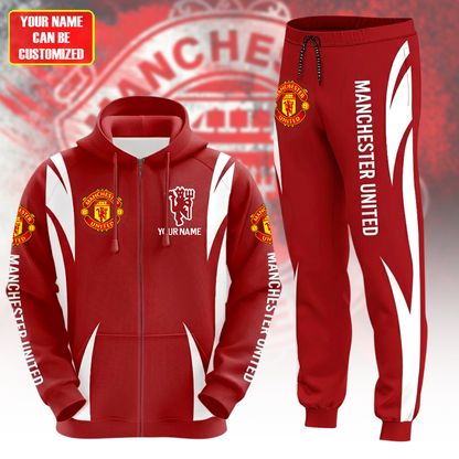 Personalized M.U 25/26 All over Printed Hoodie and Sweatpants set