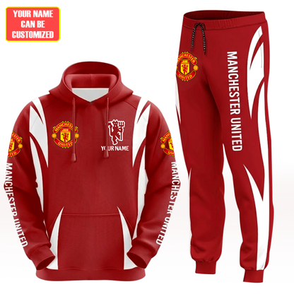 Personalized M.U 25/26 All over Printed Hoodie and Sweatpants set