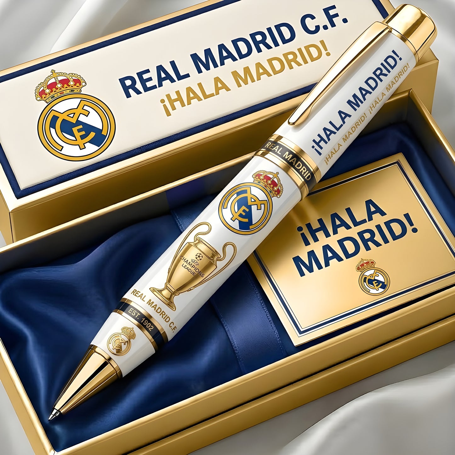 Real F.C Champions League Ballpoint Pen Hala Madrid
