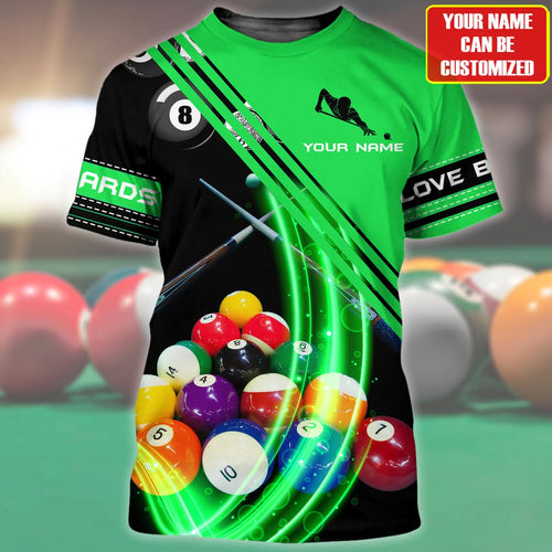 Personalized Name Billiard All Over Printed Unisex Shirt - LP5