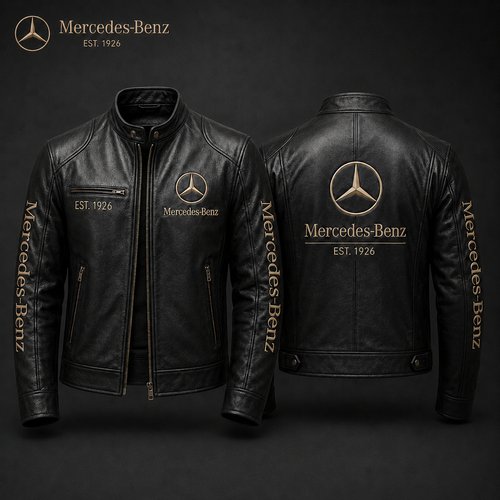 Merc Est 1926 Vintage Collar Leather Jacket V3
