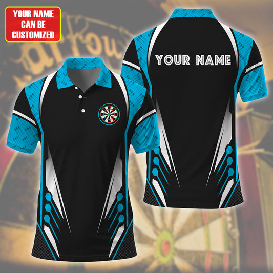 Personalized Darts Team All Over Printed Unisex Shirt - Blue Ocean