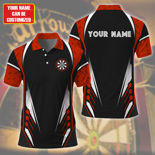 Personalized Darts Team All Over Printed Unisex Shirt - Red