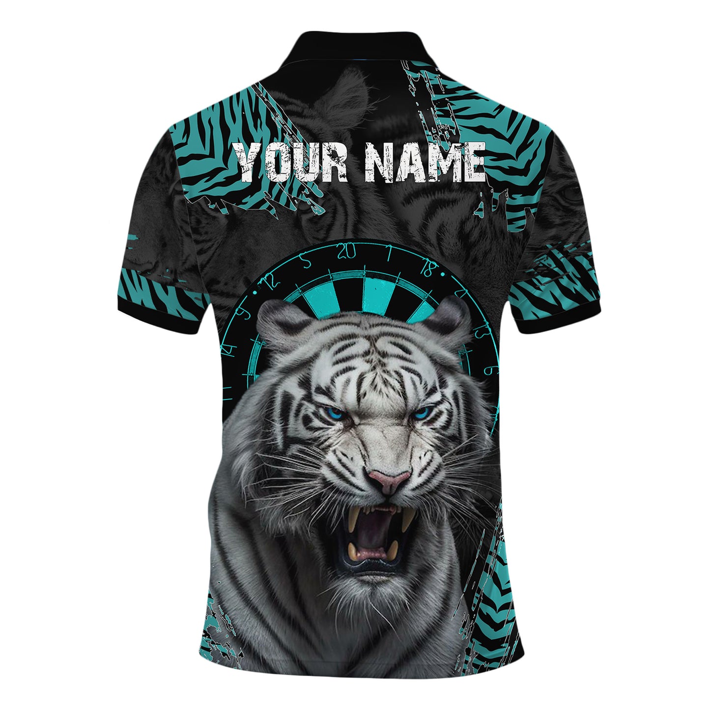 Personalized Darts White Tiger All Over Printed Unisex Shirt P130608