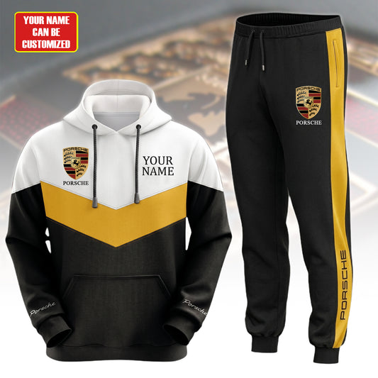 Personalized Pors Driven All over Printed Hoodie and Sweatpants set