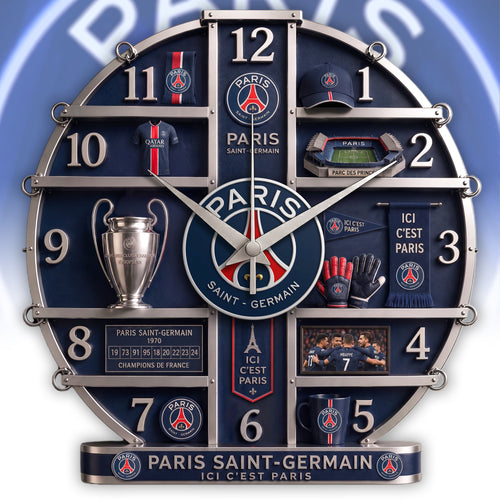 PSG History 3D Visual Effect Acrylic Wall Clock