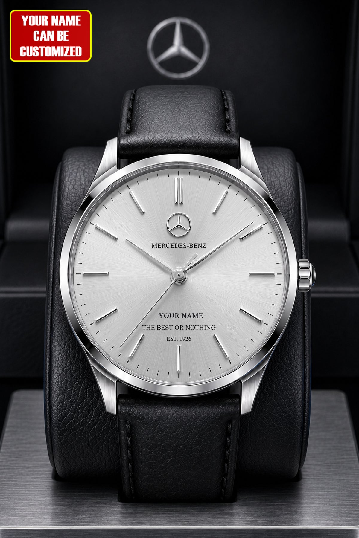 Personalized Merc Signature 1926 Leather Watch