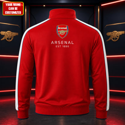 Personalized Arsenal Collab Zipper Stand Collar Jacket