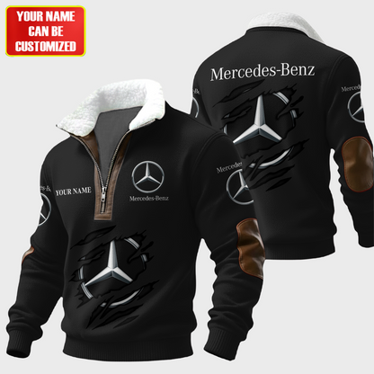 Personalized Merc Fur Zipper Pullover Shirt