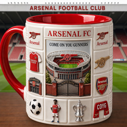 Ars Stadium Accent Mug , Cream Mug Gifts , Holiday Gifts V2