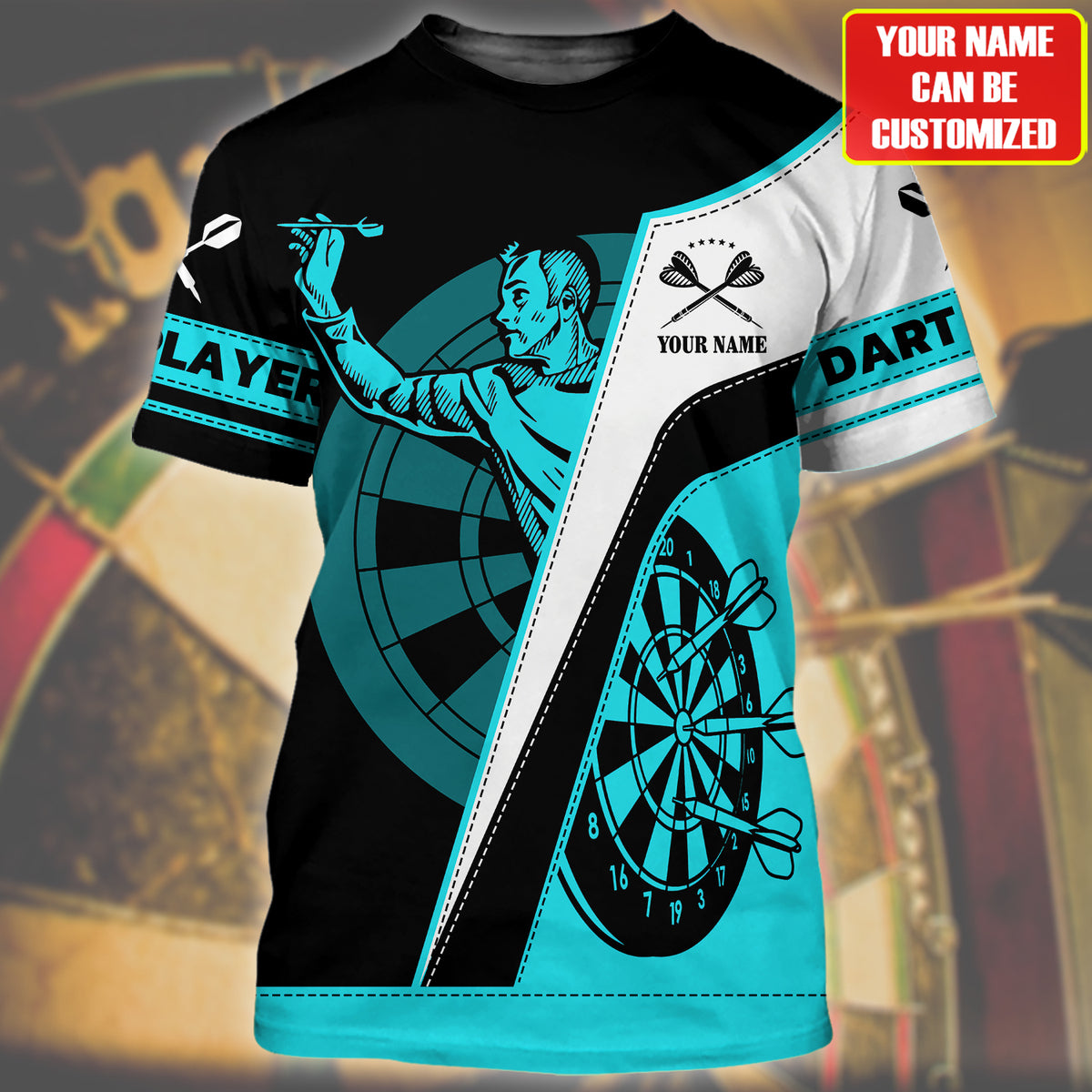 Personalized Name Darts All Over Printed Unisex Shirt - LP76
