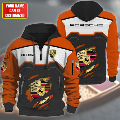 Personalized Pors 3D Zip-Hoodie Cotton Jacket