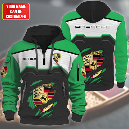 Personalized Pors 3D Zip-Hoodie Cotton Jacket