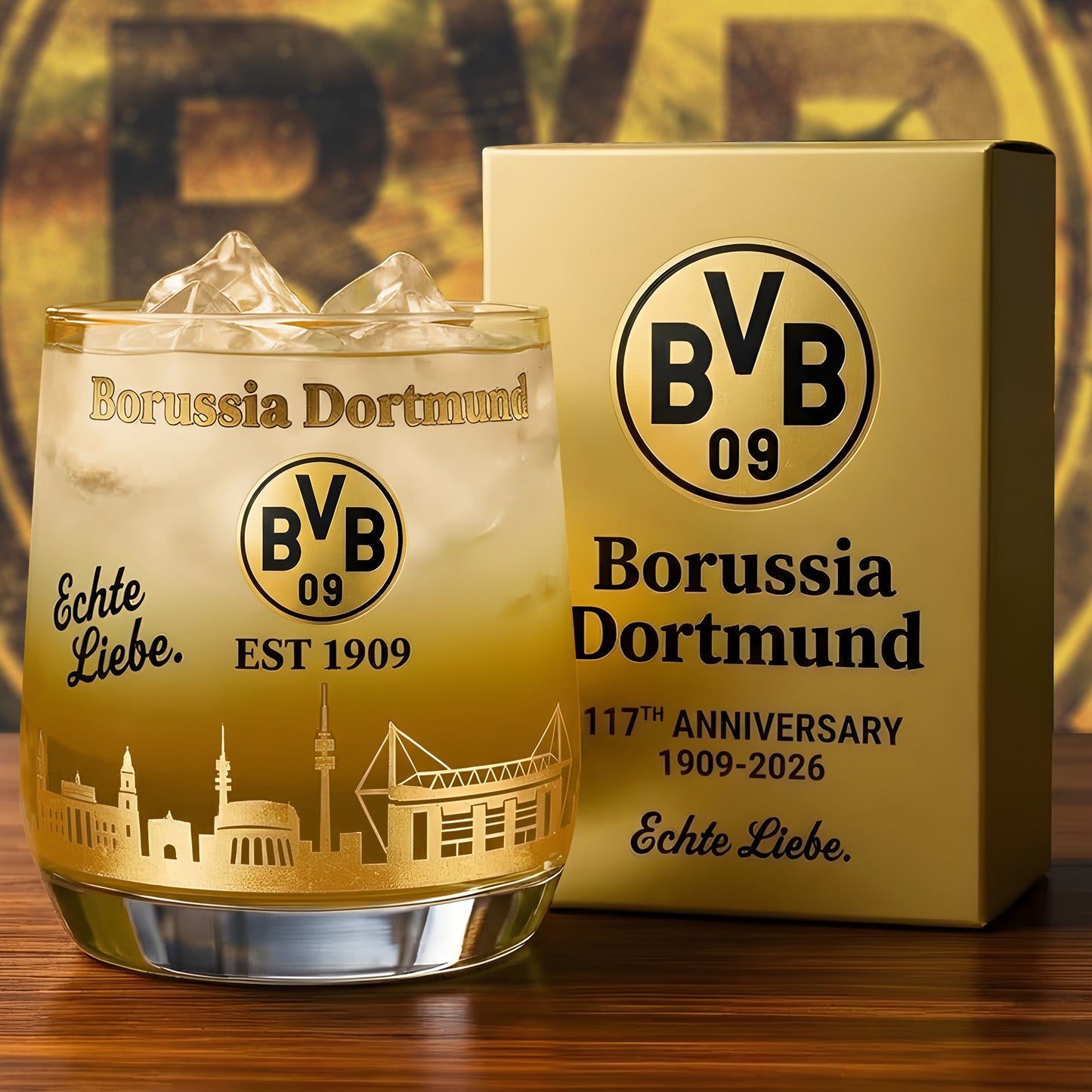 Dortmund Est 1909 Whisky , Whiskey Glass , Holiday Gift