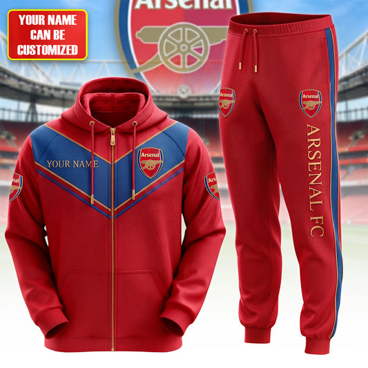 Personalized Arsenal 25/26 All over Printed Hoodie and Sweatpants set