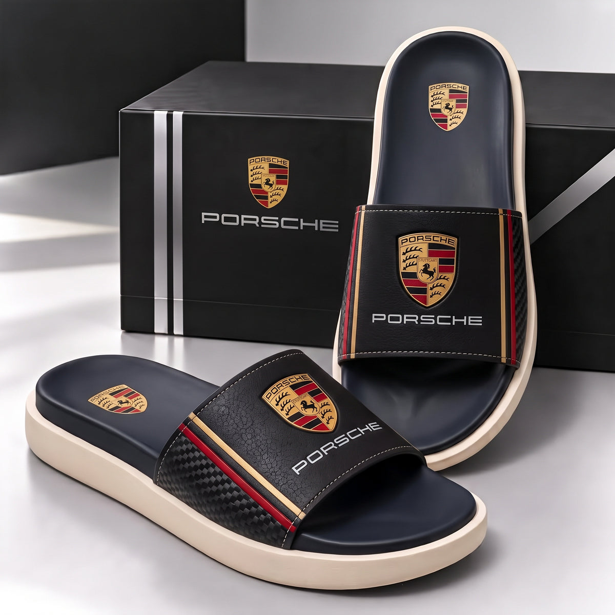 Pors Panamera Glide Leather Sandals