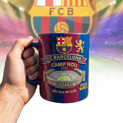 Barca FC Stadium Camp Now Accent Mug , Cream Mug Gifts , Holiday Gifts