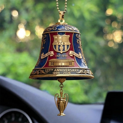 Barca FC Est 1899 127th Anniversary Car Ornament