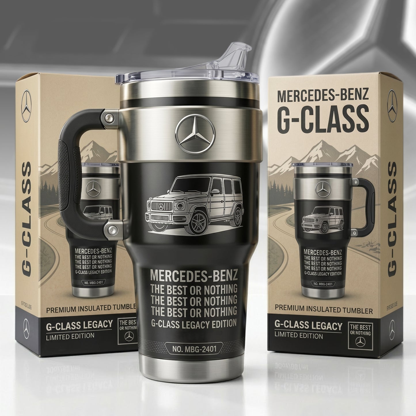 Merc G-class Premium Insulated Tumbler 30oz 40oz (1926-2026)
