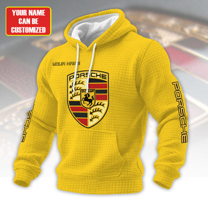 Personalized Pors Fabric Hooded Sweatshirt