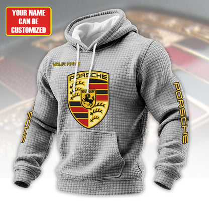 Personalized Pors Fabric Hooded Sweatshirt