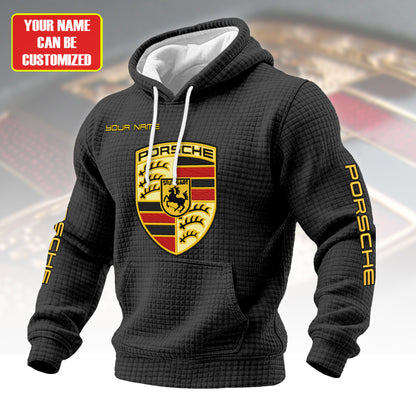 Personalized Pors Fabric Hooded Sweatshirt