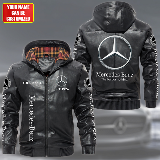 Merc Hooded Leather Jacket P171104