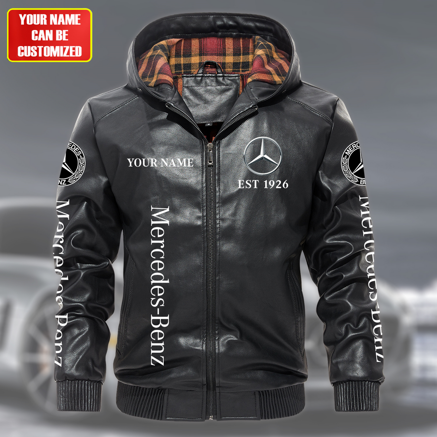 Merc Hooded Leather Jacket P171104