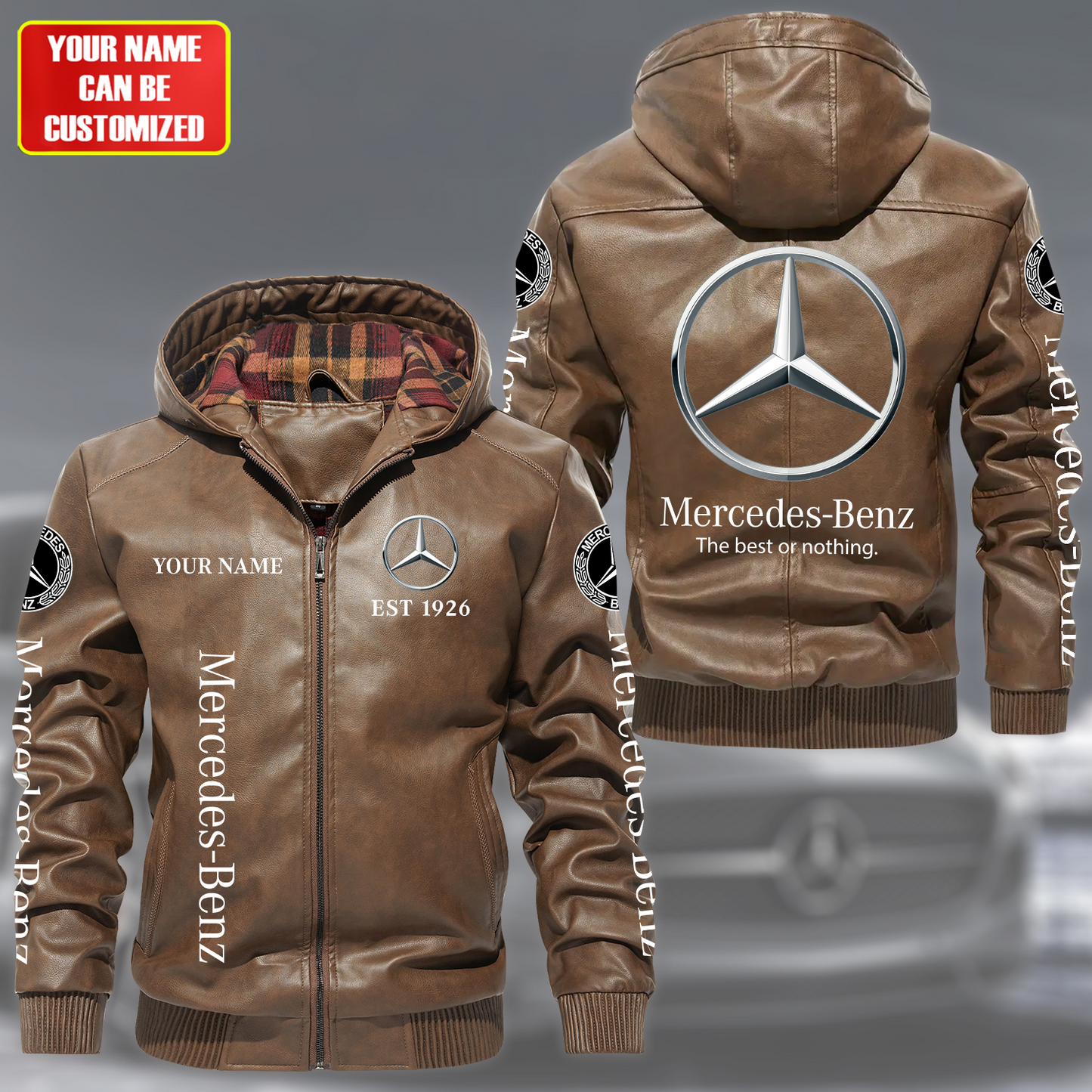 Merc Hooded Leather Jacket P171104