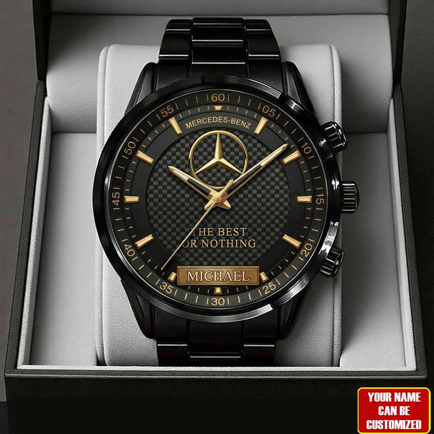 Mercedes Mulberry Luxury Stainless Steel Watch