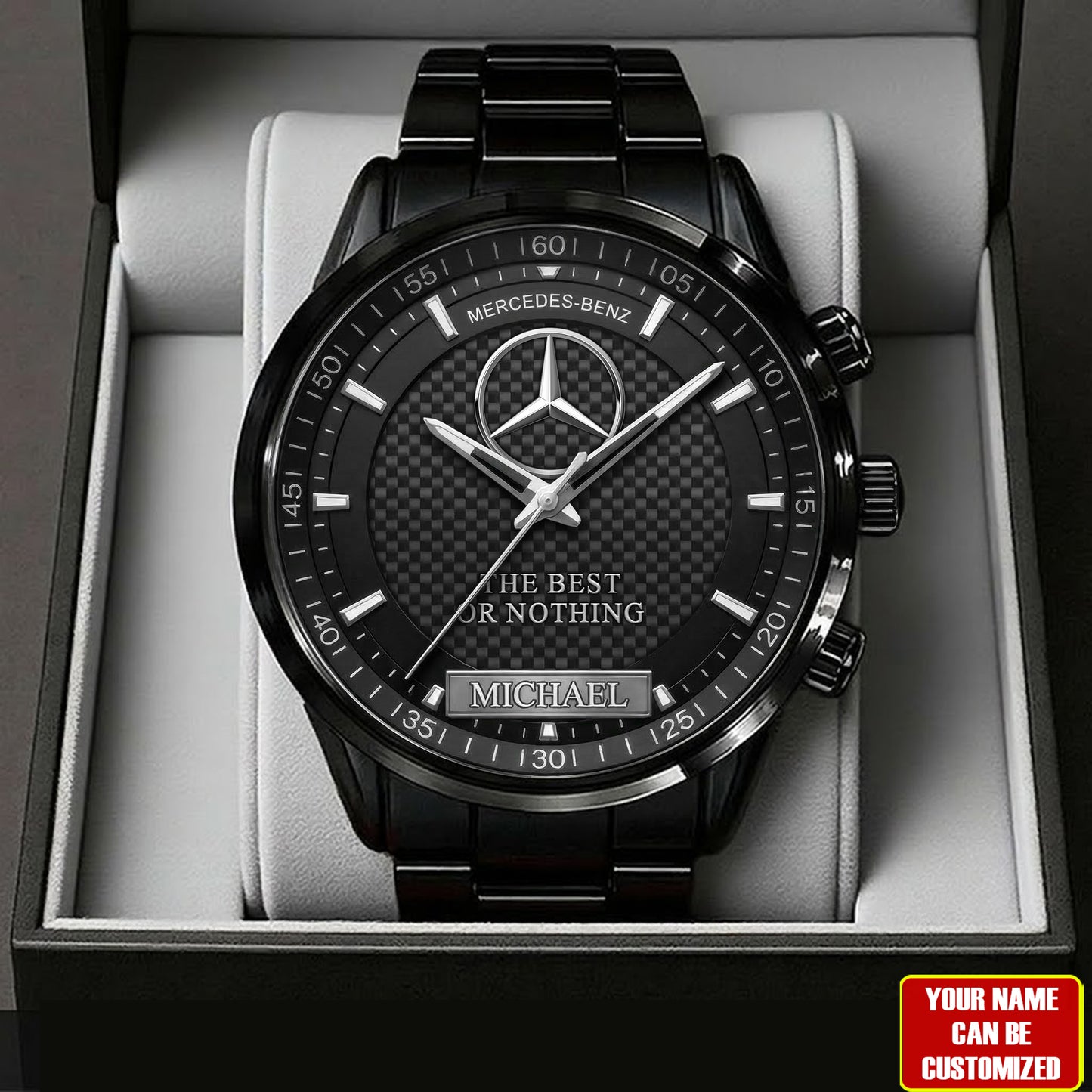 Mercedes Mulberry Luxury Stainless Steel Watch
