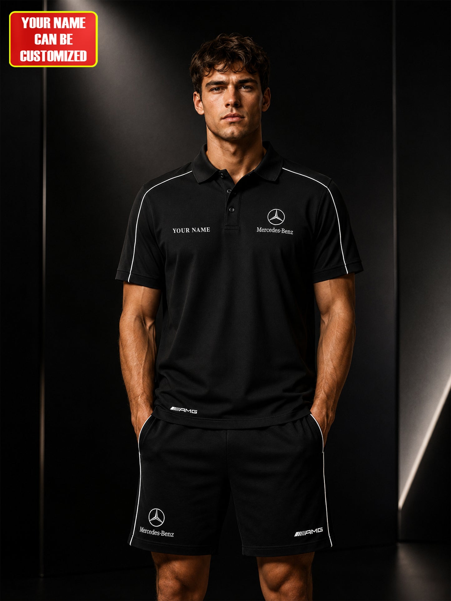 Personalized Merc Amg Edition All Over Printed Shirt