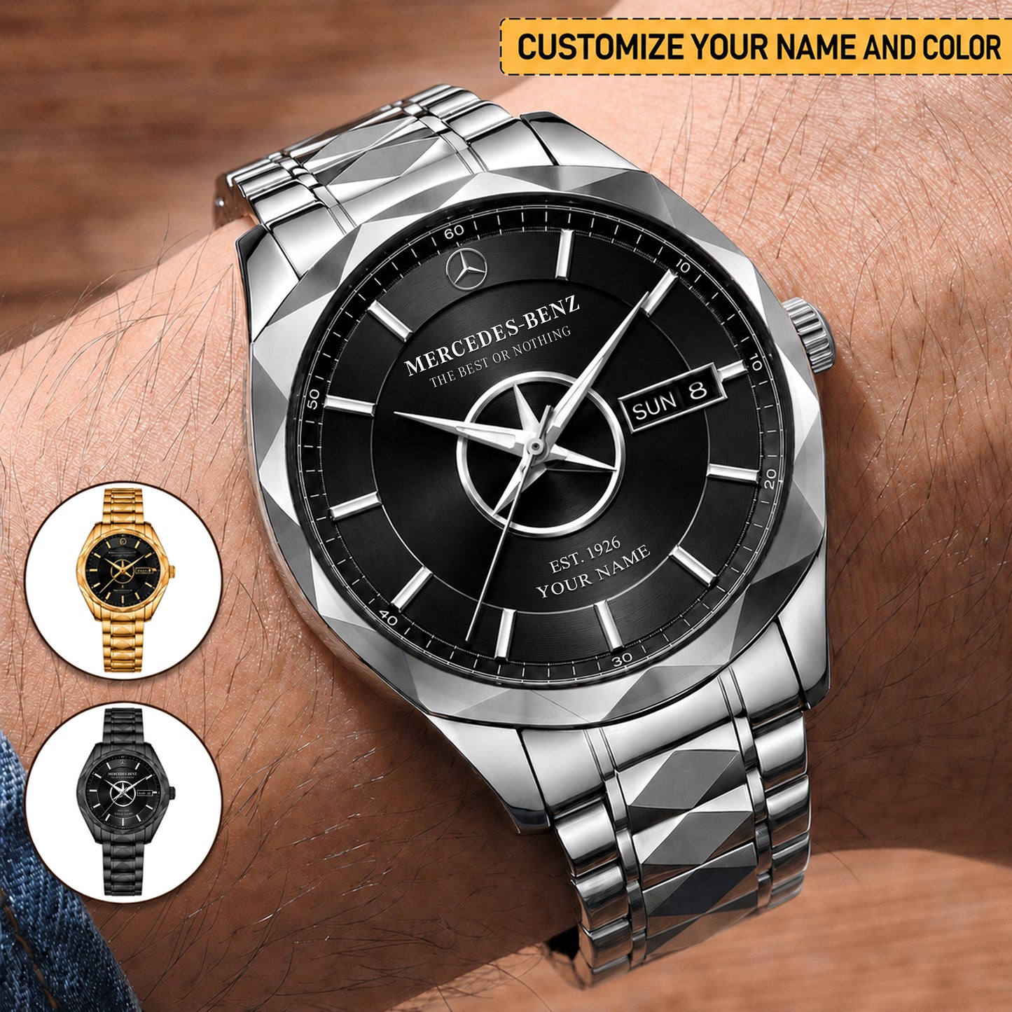 Personalized Merc Timeless Luxury Charley Watch